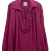 A Shirt Thing Celine Top in Mulberry