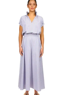 A Shirt Thing Margot Yarn Dyed Striped Shirt in Stripe 02