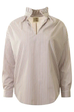 A Shirt Thing Penelope Yarn Dyed Striped Top in Stripe 04