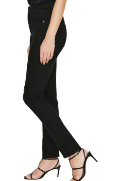 AG Alexxis Slim Straight Denim in Blackboard