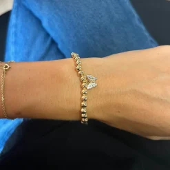 Alexa Leigh Hope Bracelet in Yellow Gold