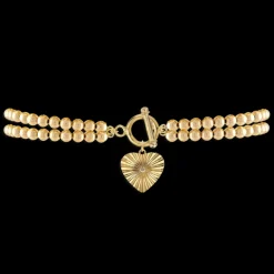 Alexa Leigh Love Lock Bracelet in Yellow Gold