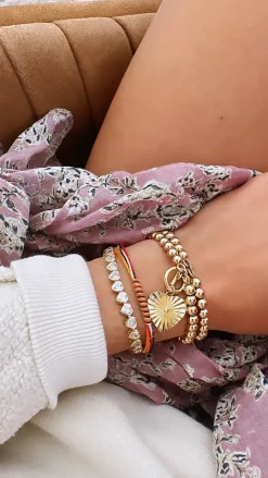 Alexa Leigh Love Lock Bracelet in Yellow Gold