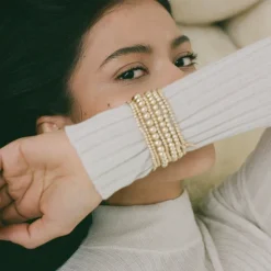 Alexa Leigh 3mm Gold Ball Bracelet