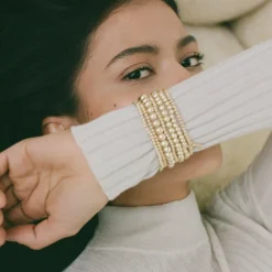 Alexa Leigh 5mm Gold Ball Bracelet