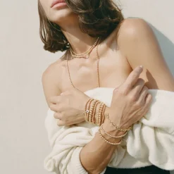 Alexa Leigh 5mm Gold Ball Bracelet