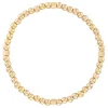 Alexa Leigh Quarter Square Beaded Bracelet in Yellow Gold