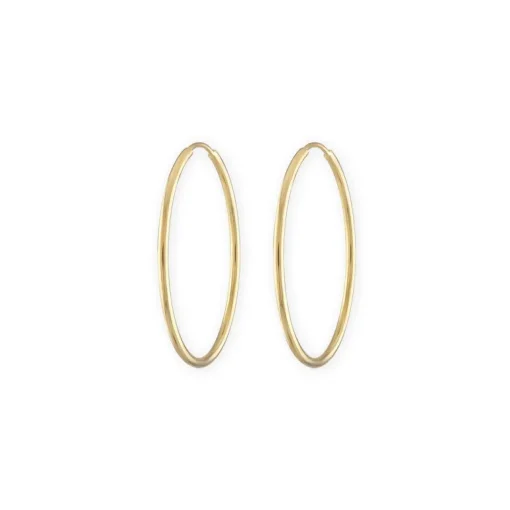 Alexa Leigh The Daily Hoops in Yellow Gold