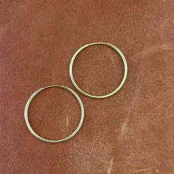 Alexa Leigh The Daily Hoops in Yellow Gold
