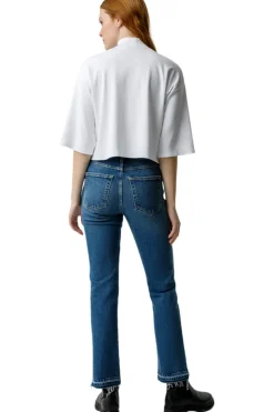 AMO Denim Bella Crop Jeans in Crush