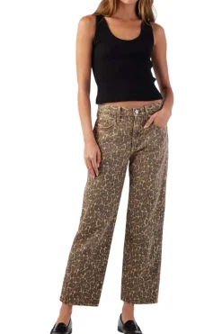 AMO Denim Billie Jeans in Leopard