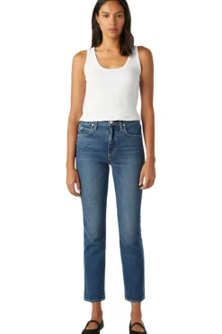 AMO Denim Chloe Cropped Jeans in Crush