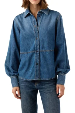 AMO Denim Dominique Shirt in Eternity