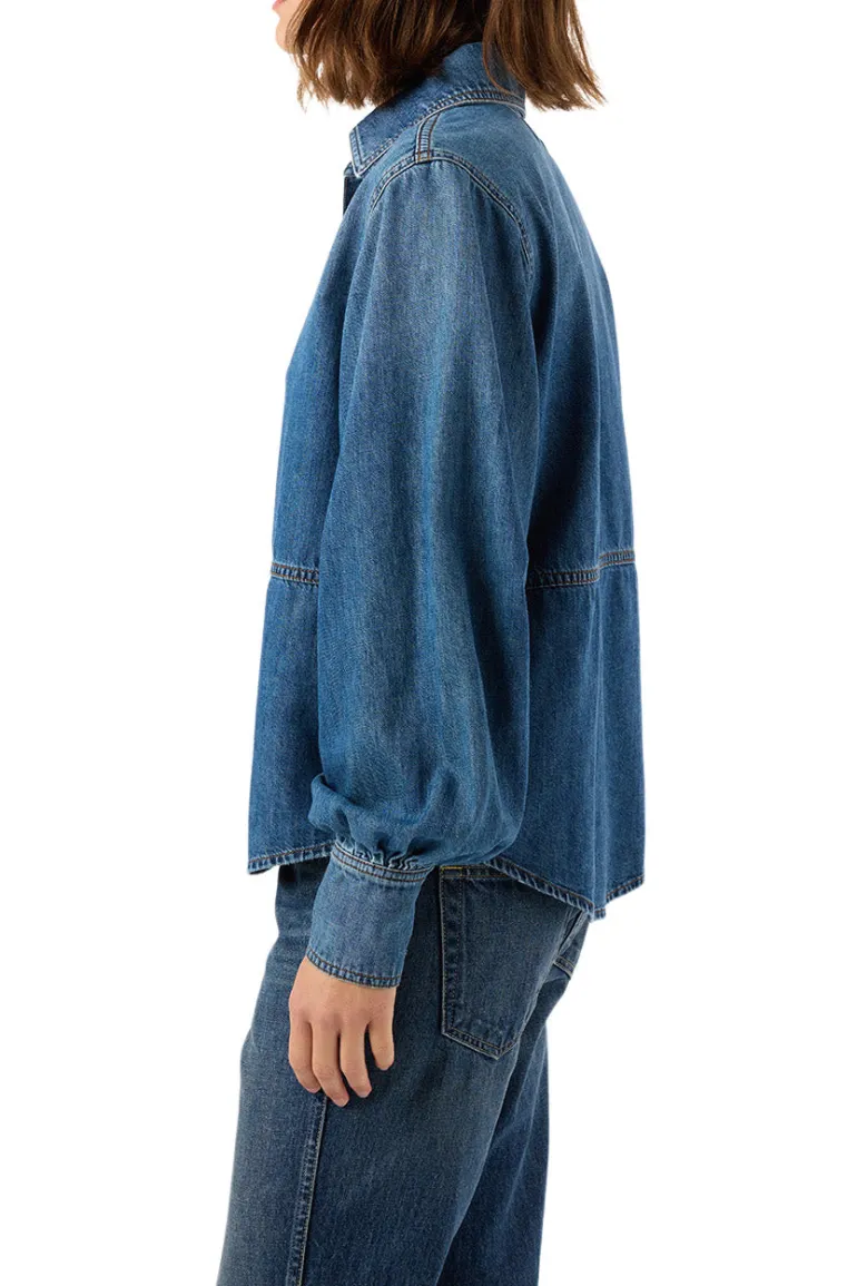 AMO Denim Dominique Shirt in Eternity