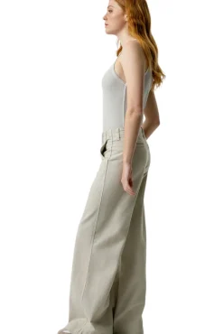 AMO Denim Edith Wide Leg in Pumice