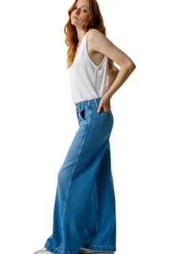 AMO Denim Edith Wide Leg in Amity