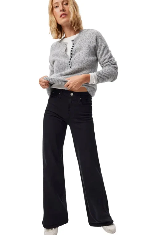 AMO Denim Frida Jean in Black Oak