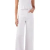 AMO Denim Frida Wide Leg Denim in Alabaster