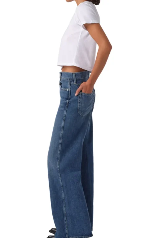 AMO Denim Frida Wide Leg in Admire