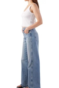 AMO Denim Frida Wide Leg Jeans in Mystical