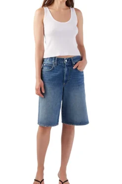 AMO Denim Laura Gaucho Short in Offbeat