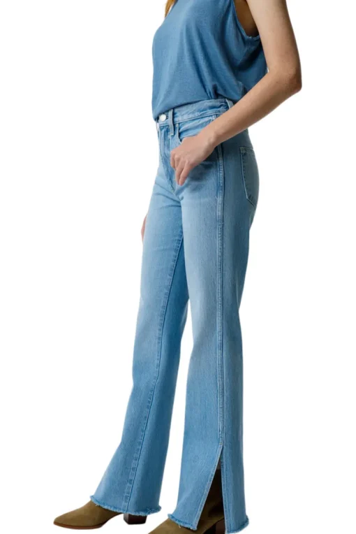 AMO Denim Liz Split Flare in Infatuation