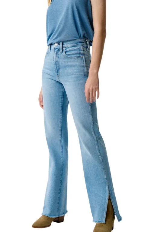 AMO Denim Liz Split Flare in Infatuation