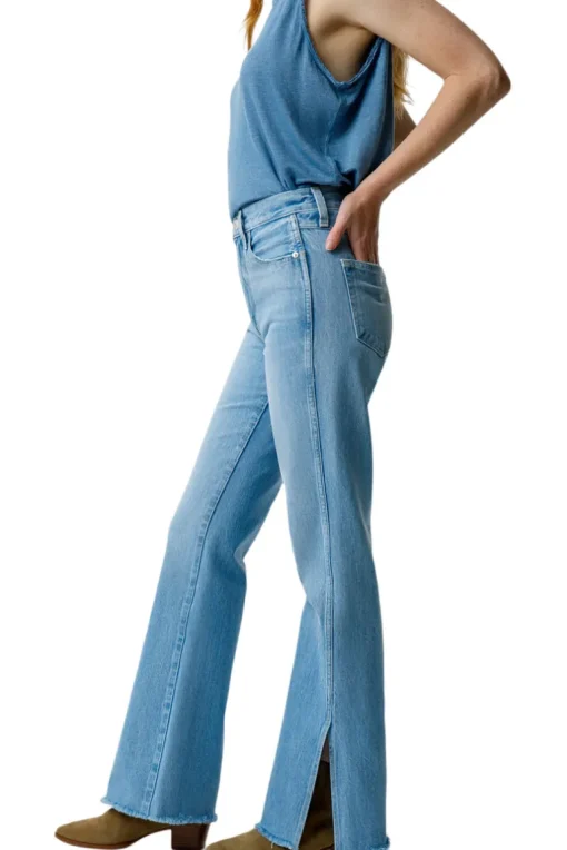 AMO Denim Liz Split Flare in Infatuation