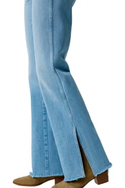 AMO Denim Liz Split Flare in Infatuation