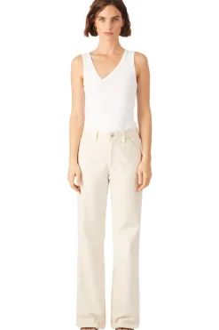 AMO Denim Lois Trouser in Bone