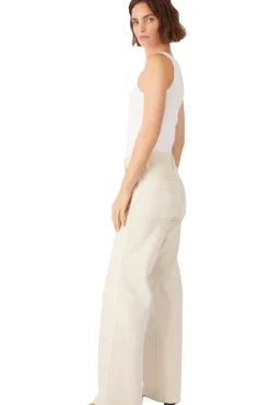 AMO Denim Lois Trouser in Bone