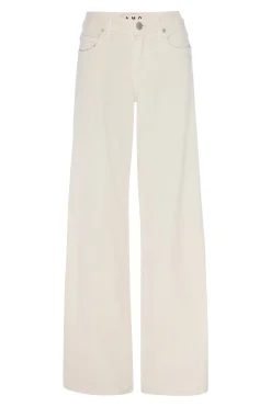 AMO Denim Sabine Wide Leg in Bone