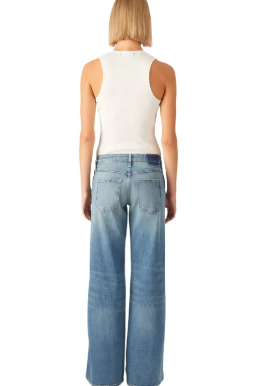 AMO Denim Sabine Wide Leg Jeans in Amour