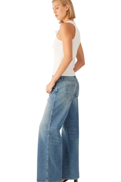 AMO Denim Sabine Wide Leg Jeans in Amour