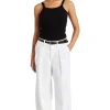 AMO Denim Sheryl Trouser in White