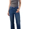 AMO Denim Valentina Relaxed Straight Jeans in Dreamboat
