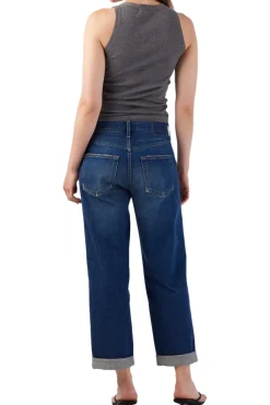 AMO Denim Valentina Relaxed Straight Jeans in Dreamboat