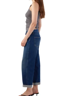 AMO Denim Valentina Relaxed Straight Jeans in Dreamboat
