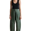 Apiece Apart Bari Crop Trouser in Thyme