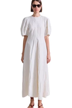Apiece Apart Bettina Dress in Cream