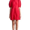 Apiece Apart Bettina Mini Dress in Red