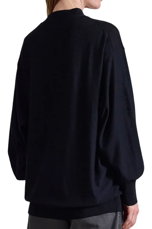 Apiece Apart Drippy Tissue Cardigan in Black