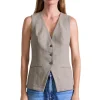 Apiece Apart Helena V-neck Vest in Moss