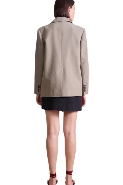 Apiece Apart Ina Tailored Blazer in Moss