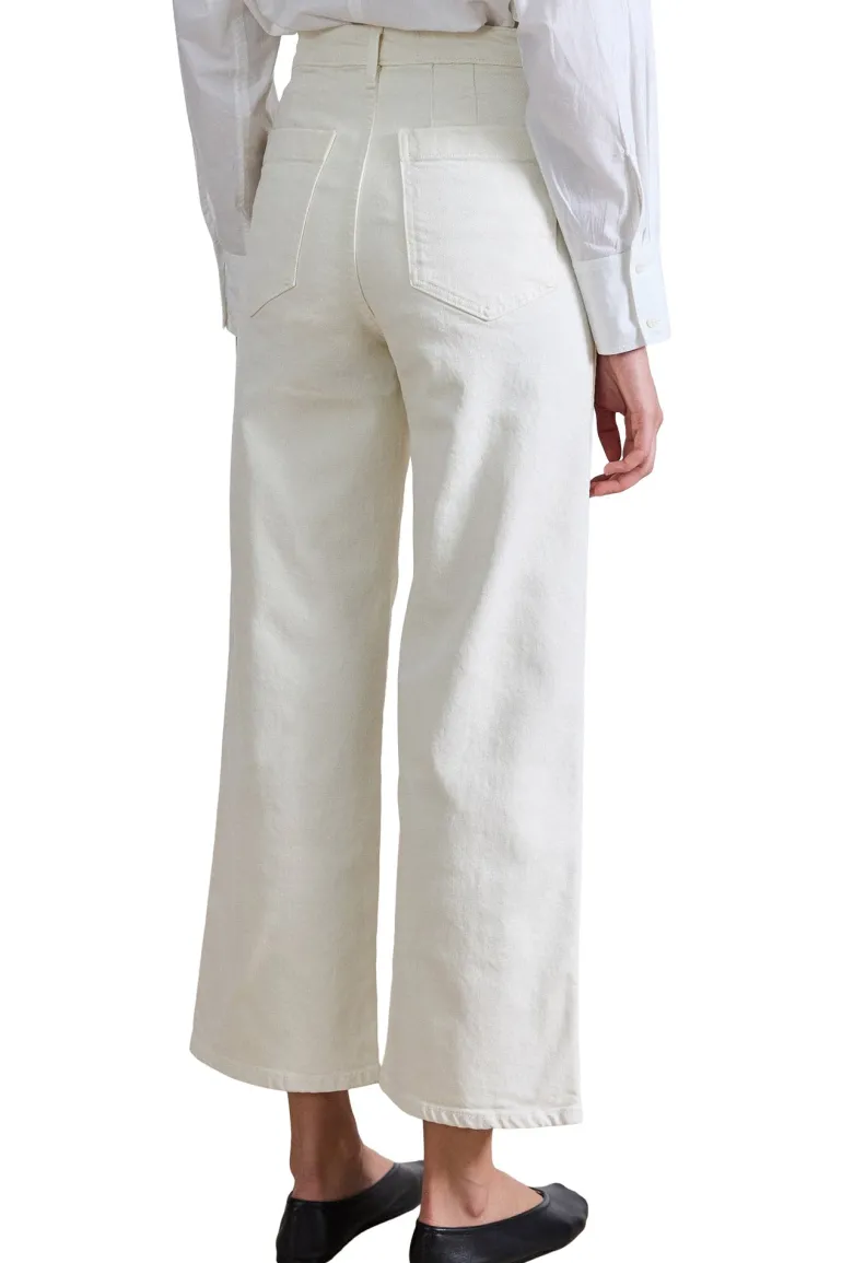 Apiece Apart Merida Jeans in Ecru