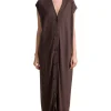 Apiece Apart Olana Knit Midi Dress in Espresso