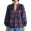 Apiece Apart Trinidad Top in Camille Floral Navy
