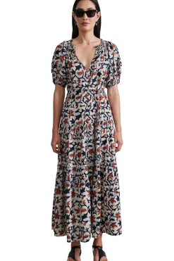 Apiece Apart Uva Maci Dress in La Vid Batik Spice