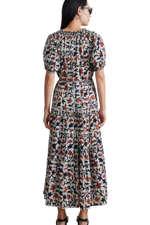 Apiece Apart Uva Maci Dress in La Vid Batik Spice