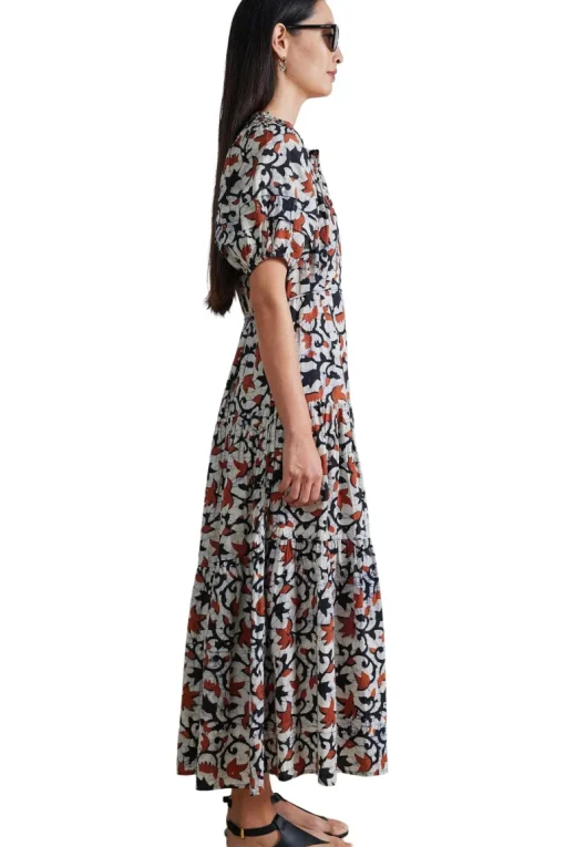 Apiece Apart Uva Maci Dress in La Vid Batik Spice